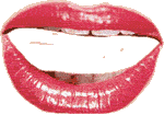 Gif animé bouche fermée